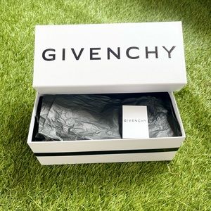 GIVENCHY PARIS FLAT SLIDE SANDALS BOX Size 10M
